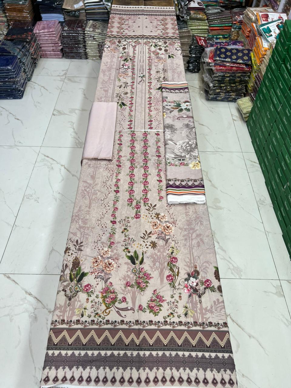 Zarqoon Lawn 3PC – Soft & Elegant Edition