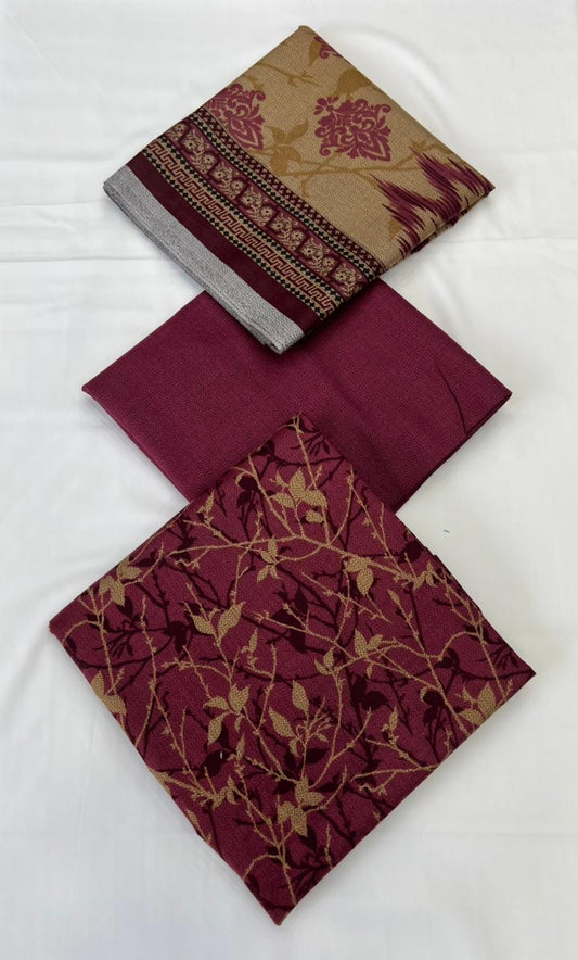 Dhanak Mareena 3-Piece Winter Collection 2025-26
