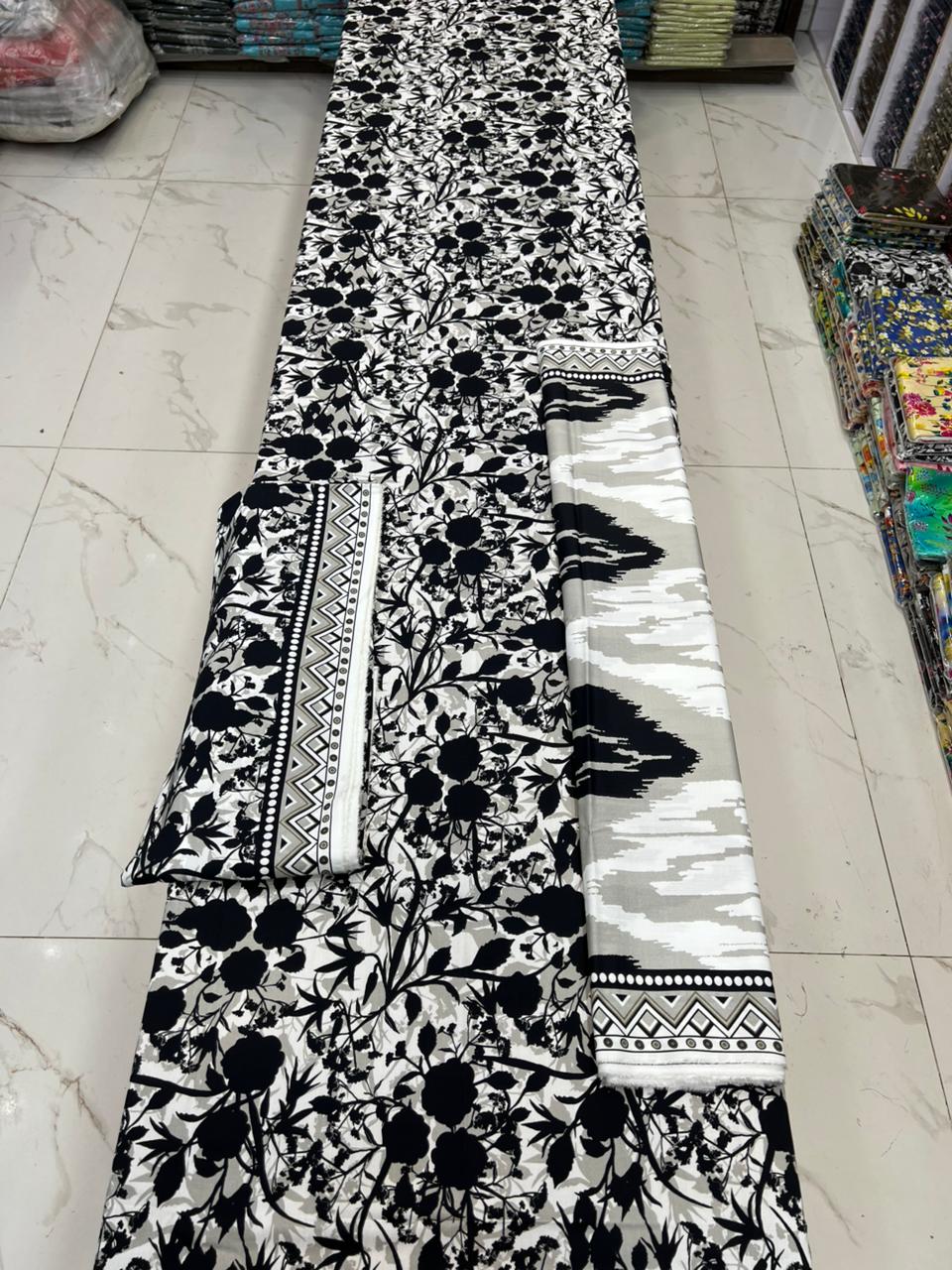 Bareeze Printed Cotton 3PC