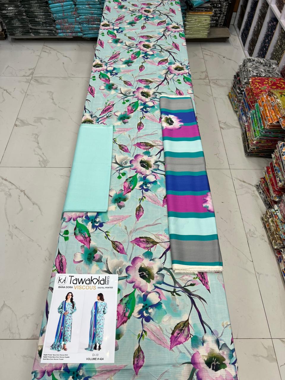 Tawakkal Bana Dora Viscose 3PC