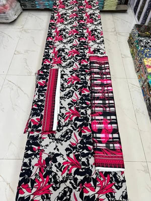Bareeze Printed Linen 3PC