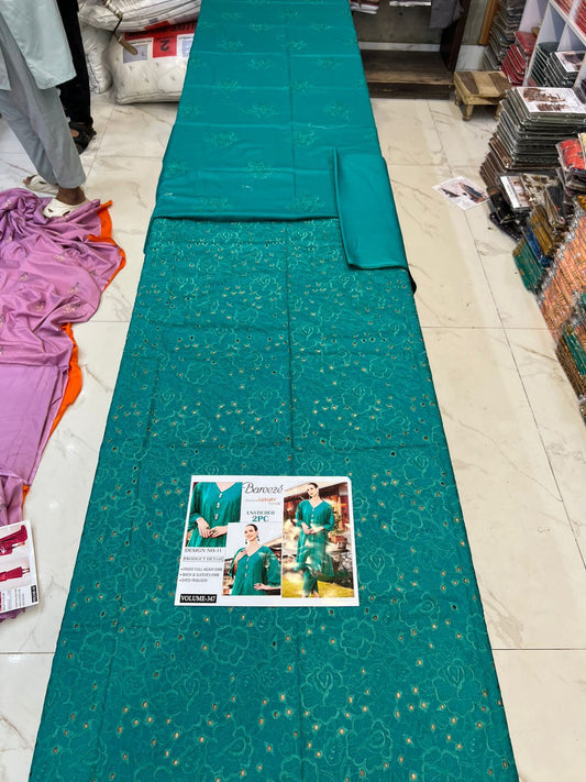 Bareeze Luxury Collection – Embroidered Lawn 2PC