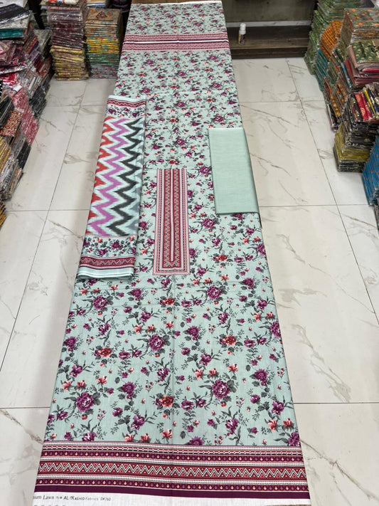 Premium Noor Classic 3PC Summer Lawn – Perfect Summer Wear