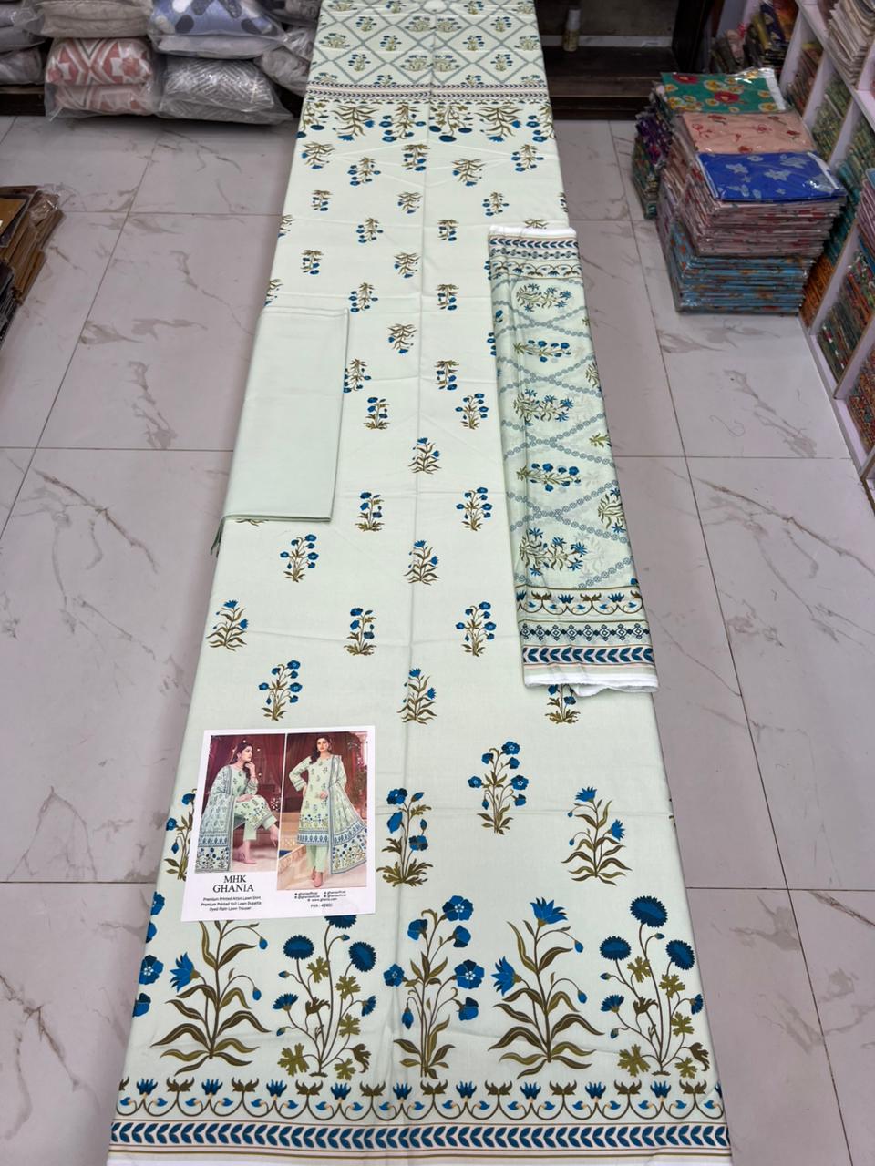 GHANIA PREMIUM LAWN 3PC | Original lawn 3PC