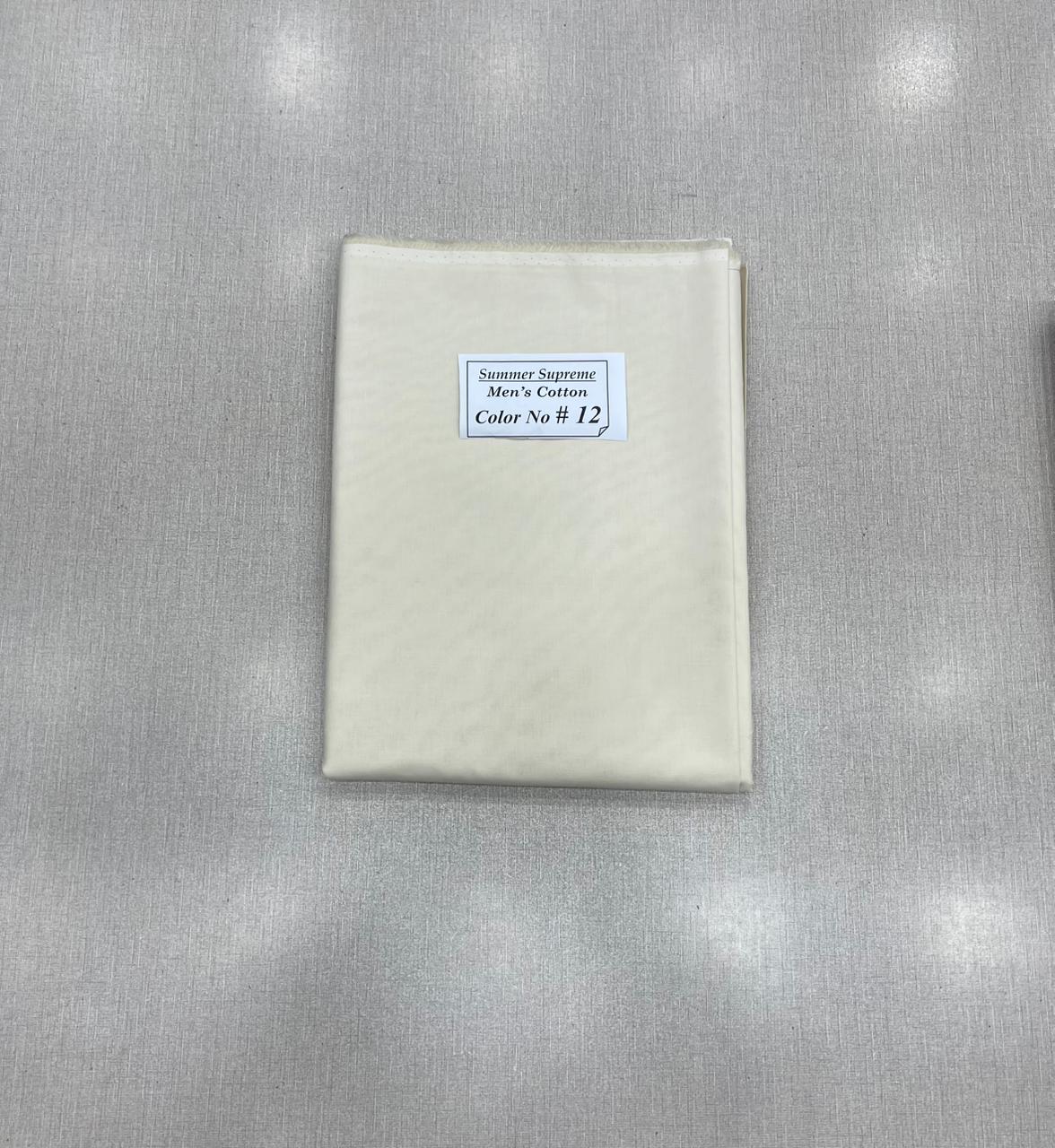 Summer Supreme Soft Cotton – Gents Plain