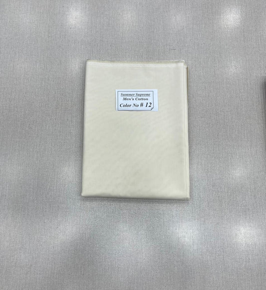 Summer Supreme Soft Cotton – Gents Plain
