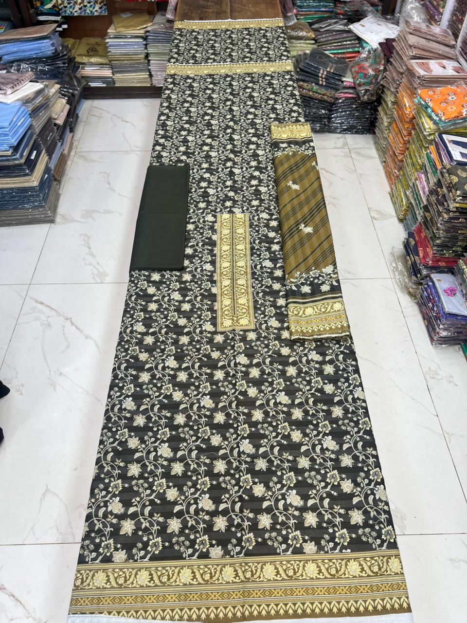 Sharjeena Lawn 3PC Set – Fancy Digital Printed Fabric