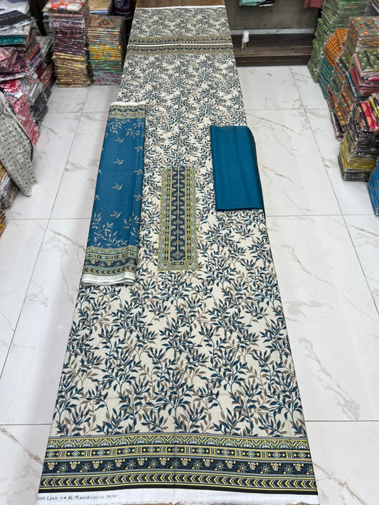Premium Noor Classic 3PC Summer Lawn – Perfect Summer Wear
