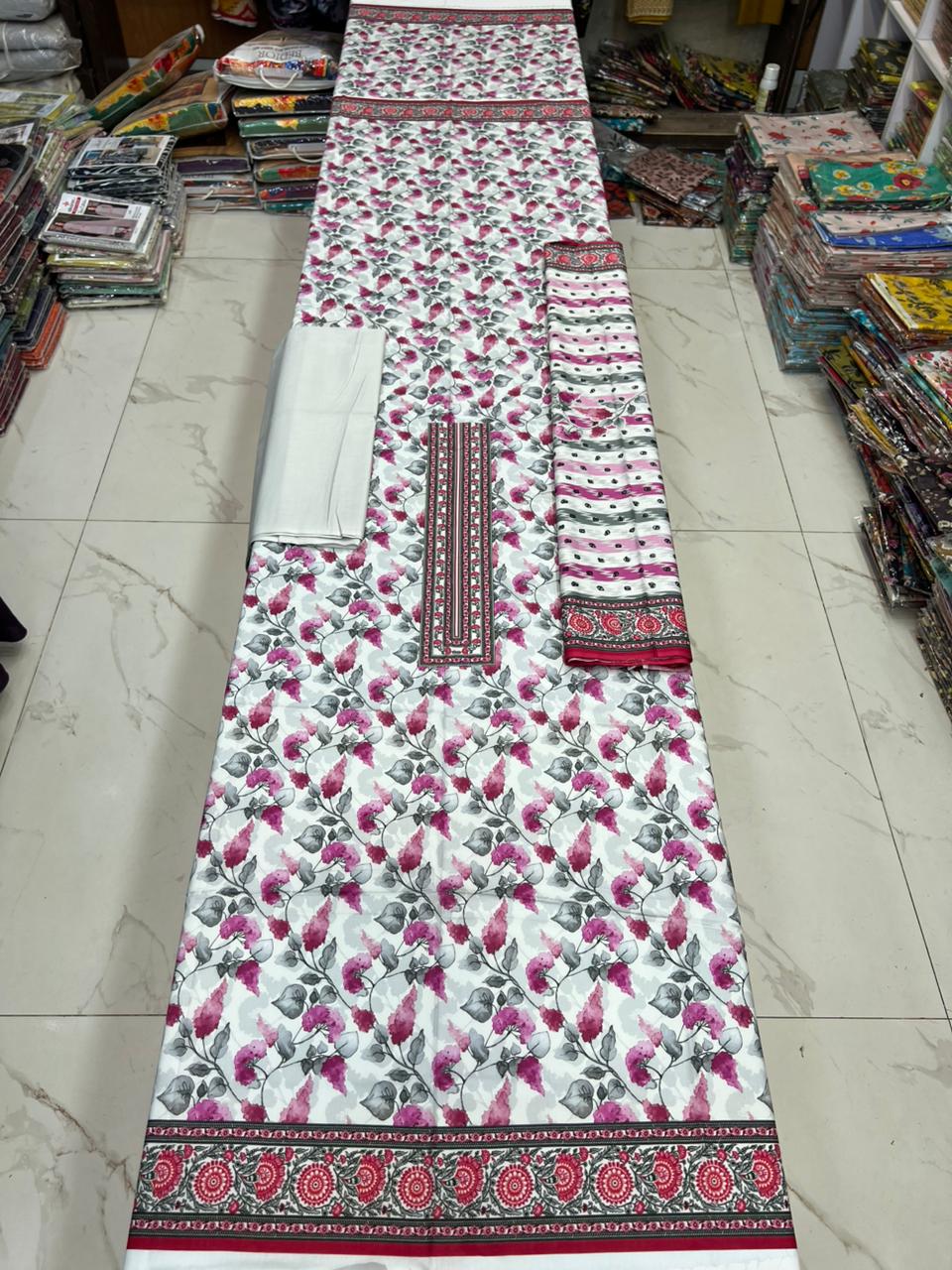 Premium Noor Classic 3PC Summer Lawn – Perfect Summer