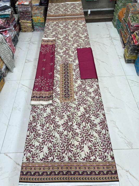 Premium Noor Classic 3PC Summer Lawn – Perfect Summer Wear
