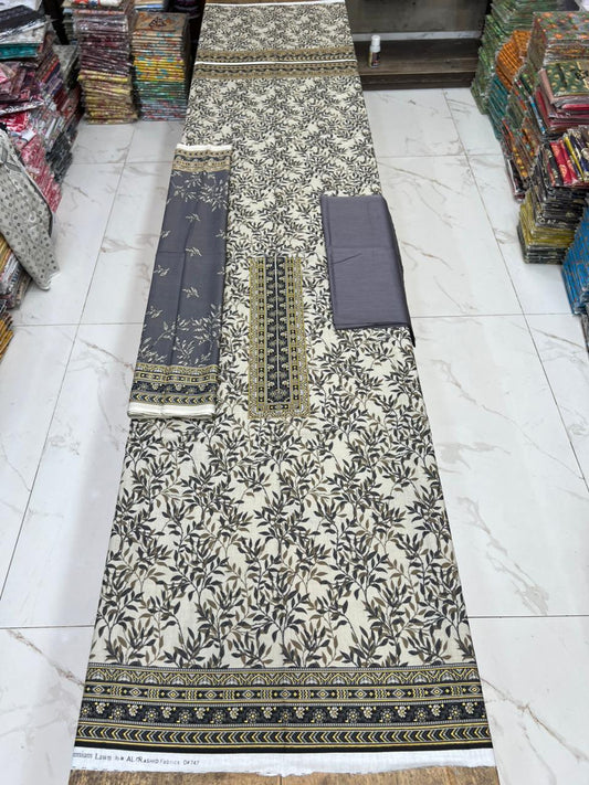 Premium Noor Classic 3PC Summer Lawn – Perfect Summer Wear