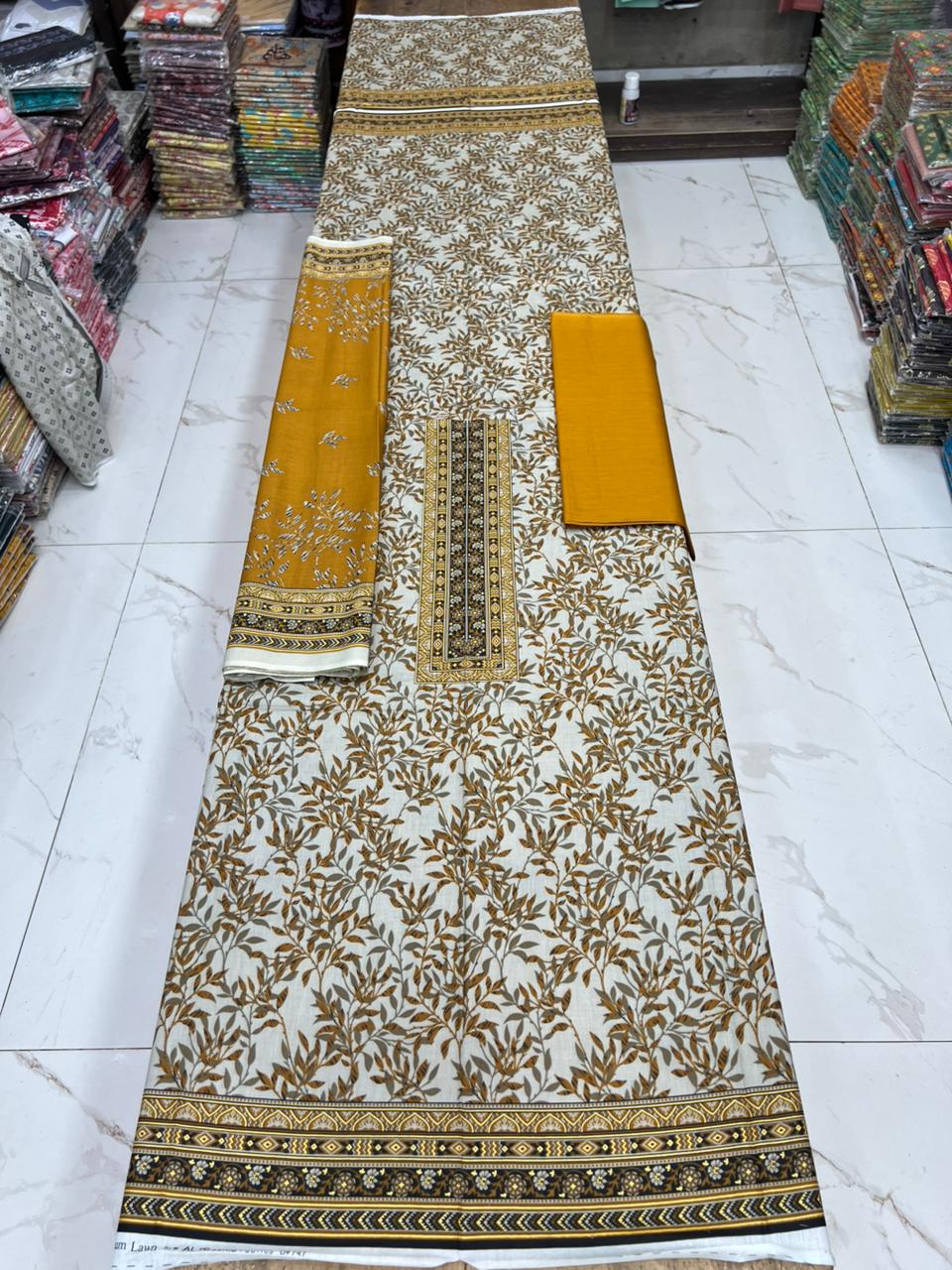 Premium Noor Classic 3PC Summer Lawn – Perfect Summer Wear
