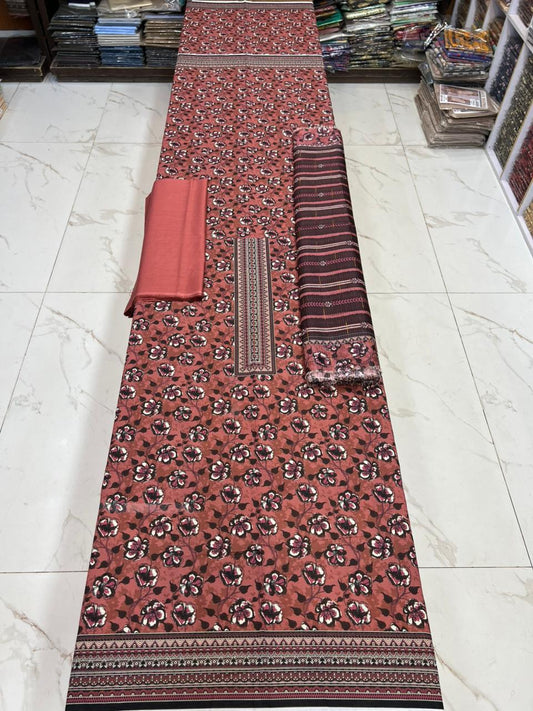 Swiss Bana Dora Lawn with Fancy Dupatta