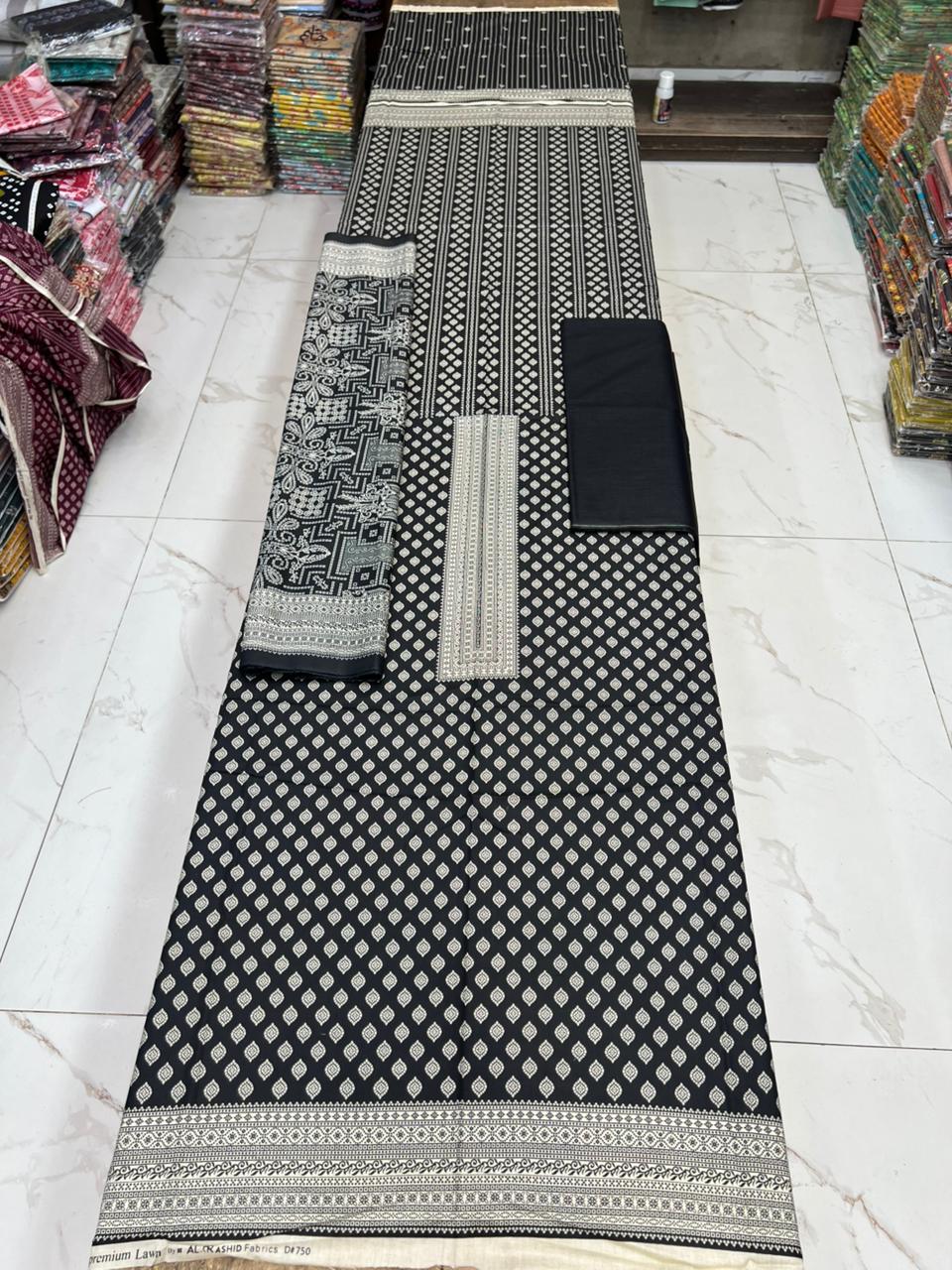 Premium Noor Classic 3PC Summer Lawn – Perfect Summer Wear