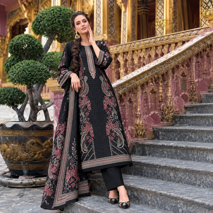 GUL-E-JAAN MARINA WOOL PRINTED 3PC