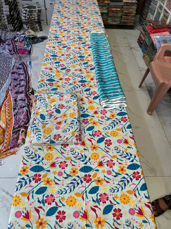 Original Summer Collection 3PC – Bamber Chiffon Dupatta
