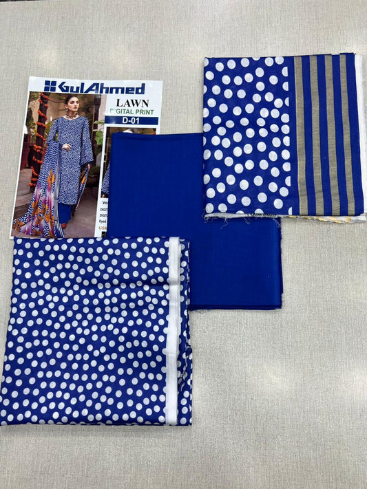 GulAhmed Polkadots 3PC