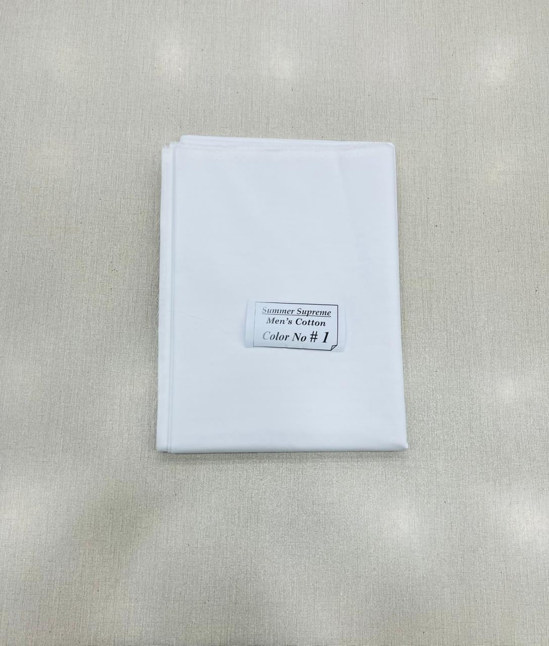 Summer Supreme Soft Cotton – Gents Plain