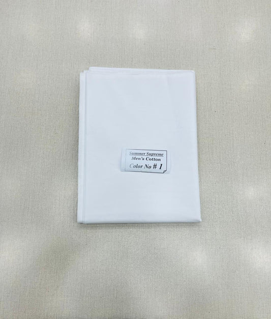 Summer Supreme Soft Cotton – Gents Plain