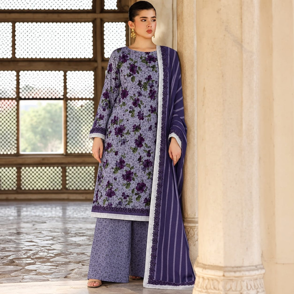 Branded Classic Khaddar 3PC