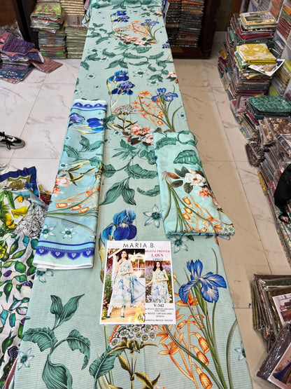 Vol 342 Maria B Lawn – Digital Printed 3PC | Bana Dora Quality