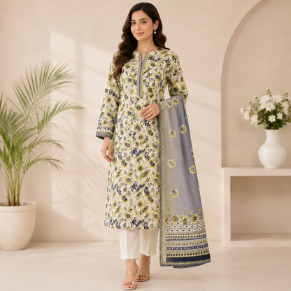 Almirah Original Bana Dora Lawn 3PC