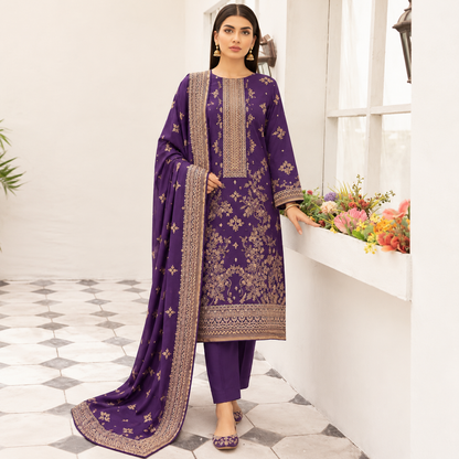 GUL-E-JAAN MARINA WOOL PRINTED 3PC