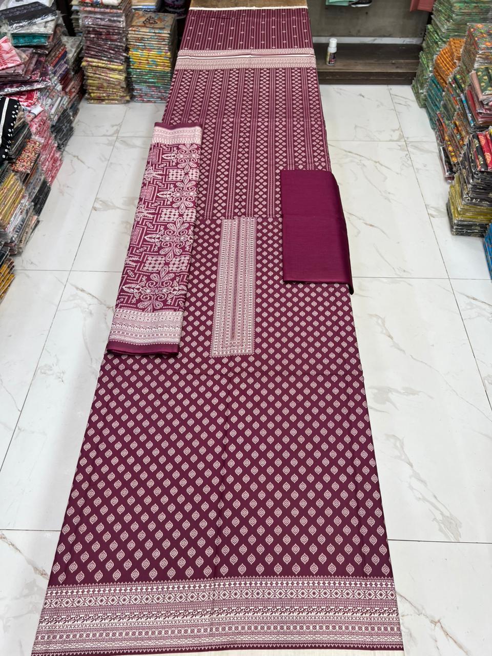Premium Noor Classic 3PC Summer Lawn – Perfect Summer Wear