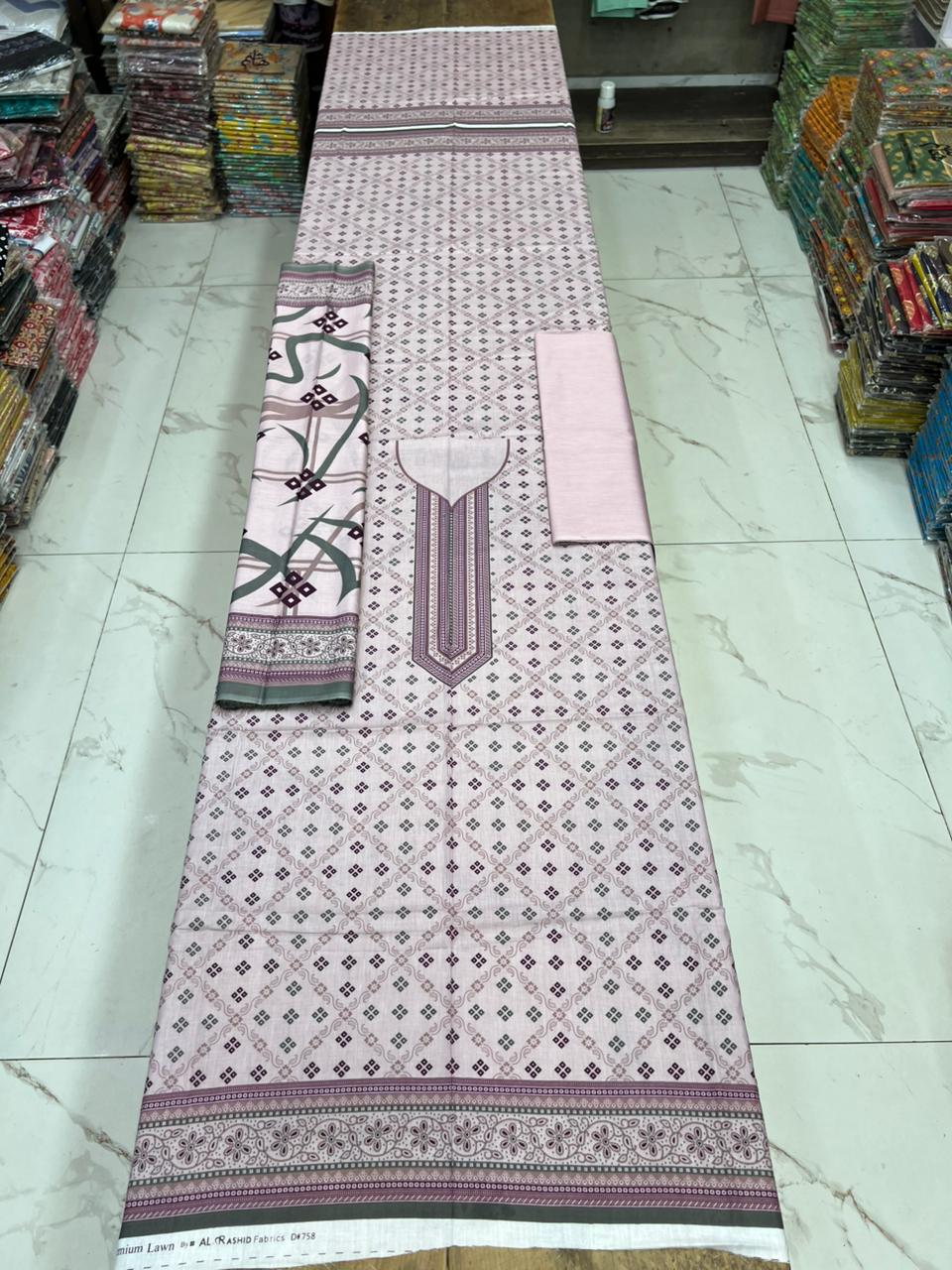 Premium Noor Classic 3PC Summer Lawn – Perfect Summer Wear