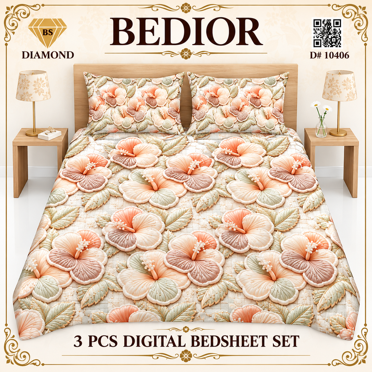 3 PC BEDDING COLLECTION 10406