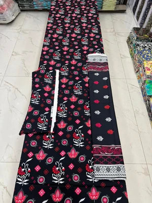 Bareeze Printed Linen 3PC