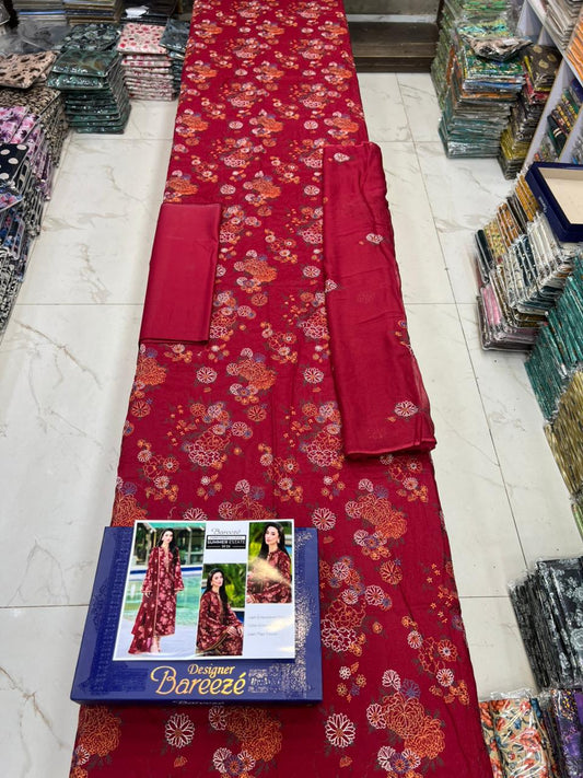 Bareeze Exclusive Lawn Collection 2026 – Premium EMB 3PC