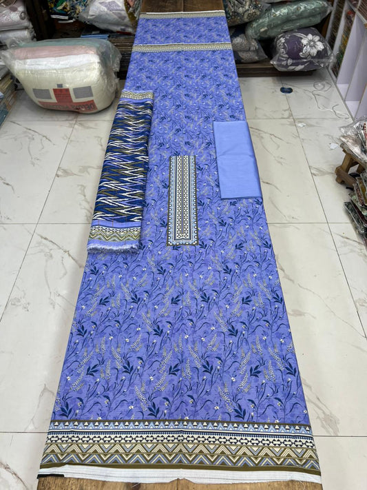 Swiss Bana Dora Lawn with Fancy Dupatta