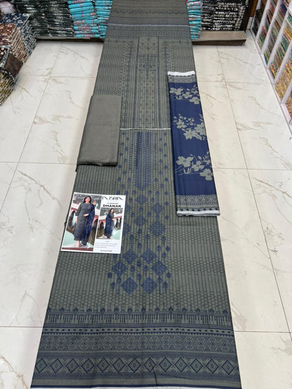 Winter Special Dhanak Emb 3PC | Mix Brand Selection