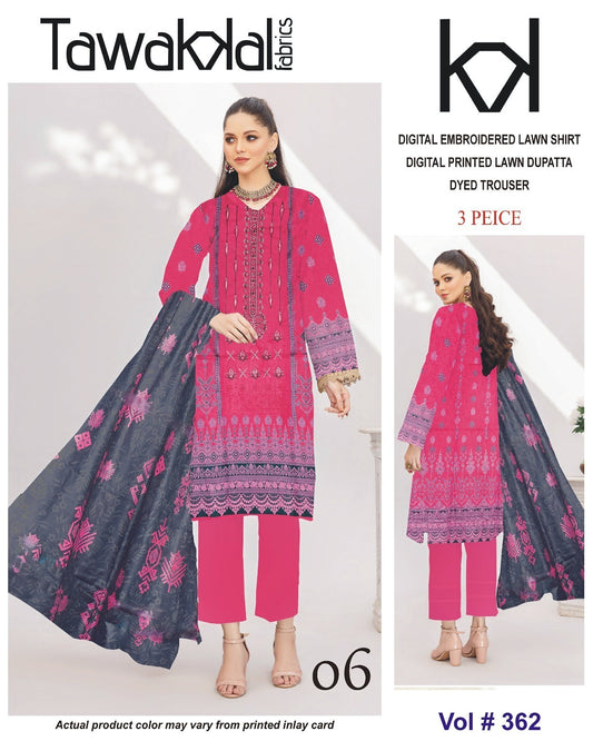 Tawakal Luxury EMB Lawn 3-Piece Collection
