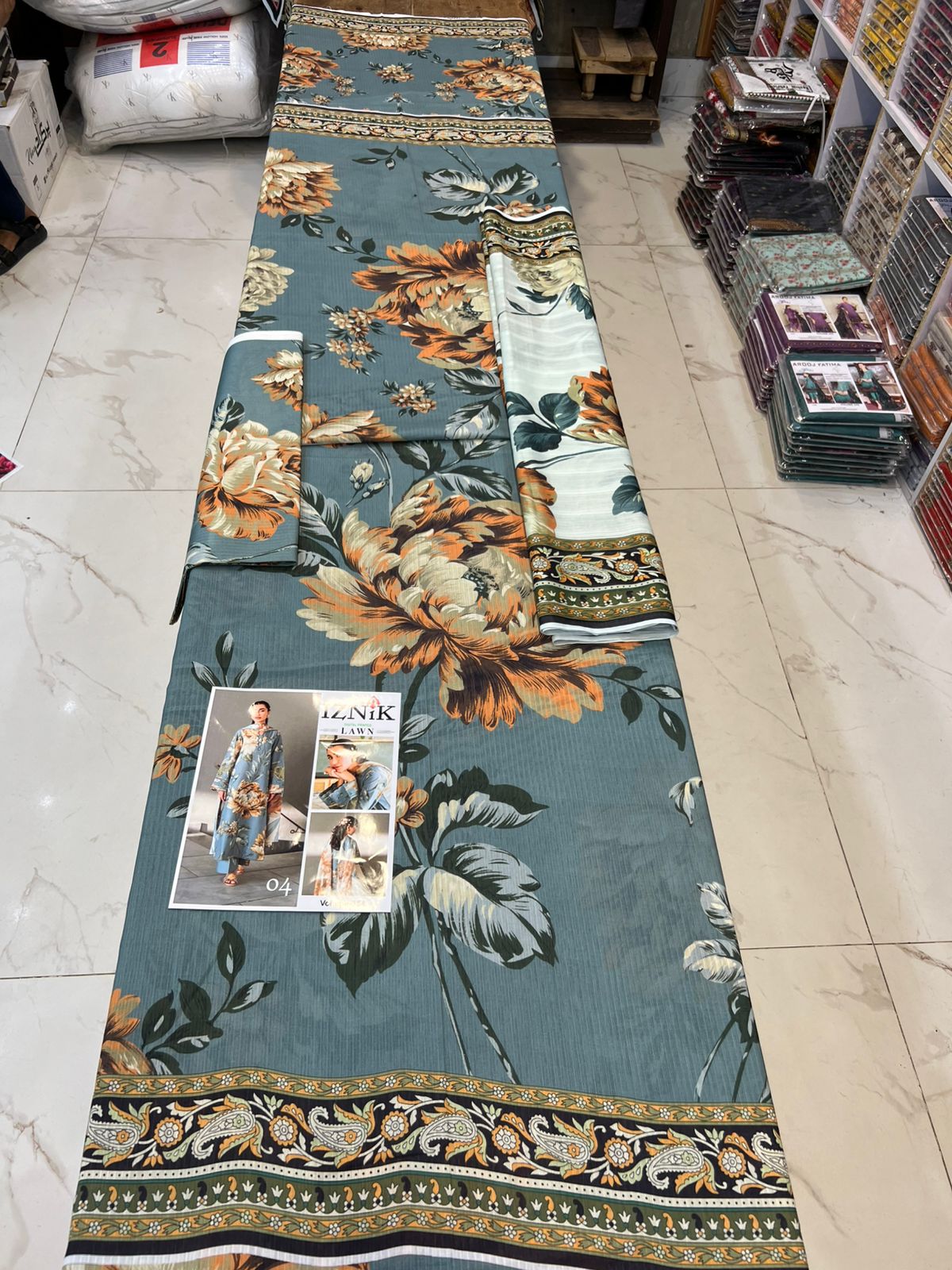 IZNIK TANA DORA LAWN 3PC