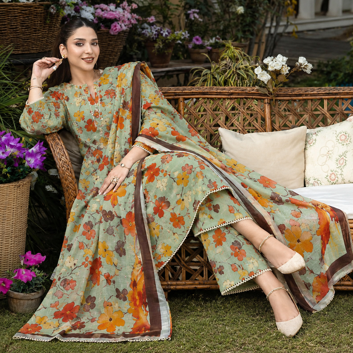 Branded Classic Khaddar 3PC
