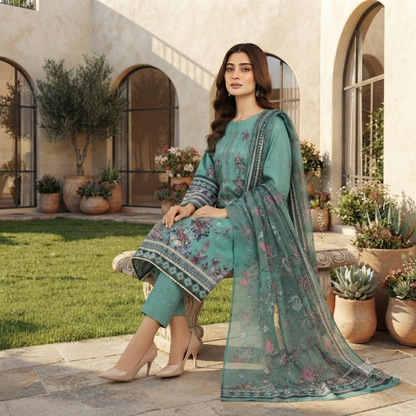 Bamber Chiffon Dupatta