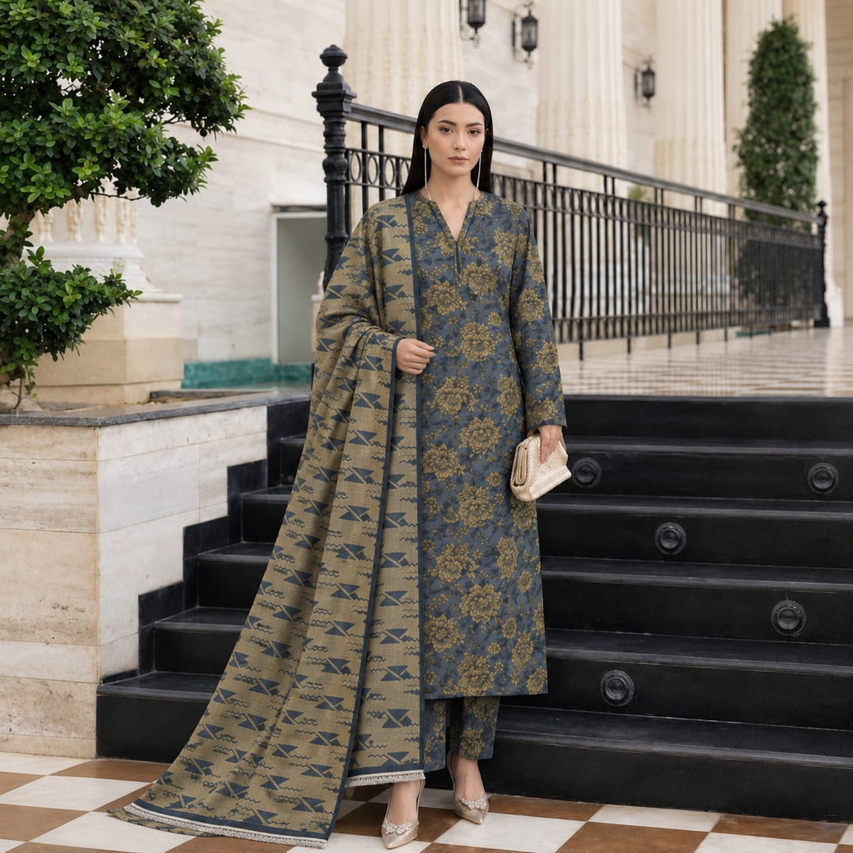 Barouqe Dhanak 3PC