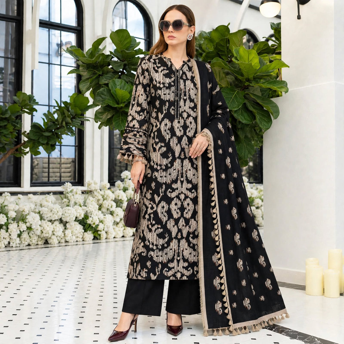 Branded Classic Khaddar 3PC