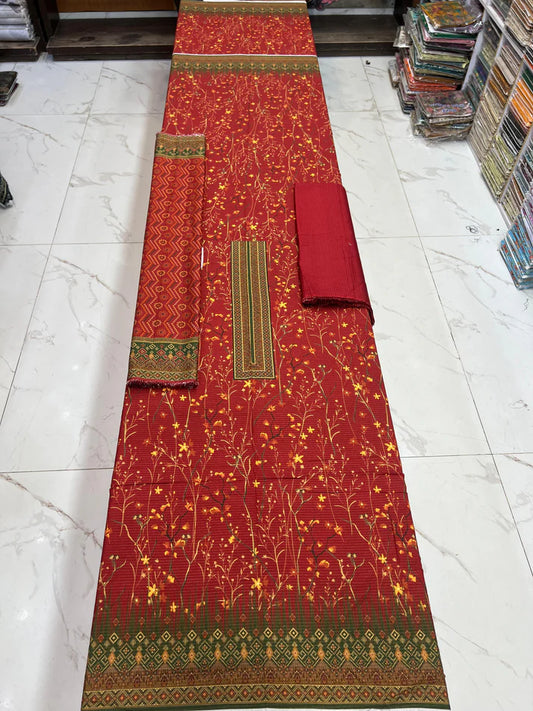🔥 Fancy Karandi 3PC Winter Collection Launched! 🔥