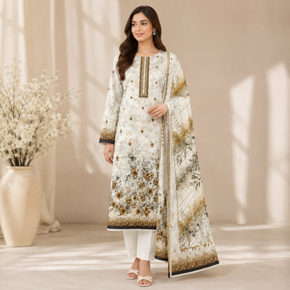Noor Premium Lawn 3PC
