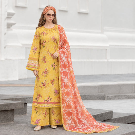 BAROQUE SLUB LINEN 3PC