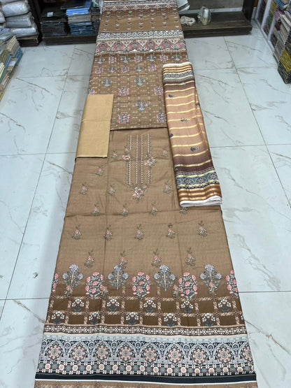 Safa Marwa Original Lawn 3-PC Embroidered Collection
