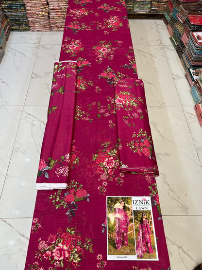 IZNIK BANA DORA LAWN 3pc Suit