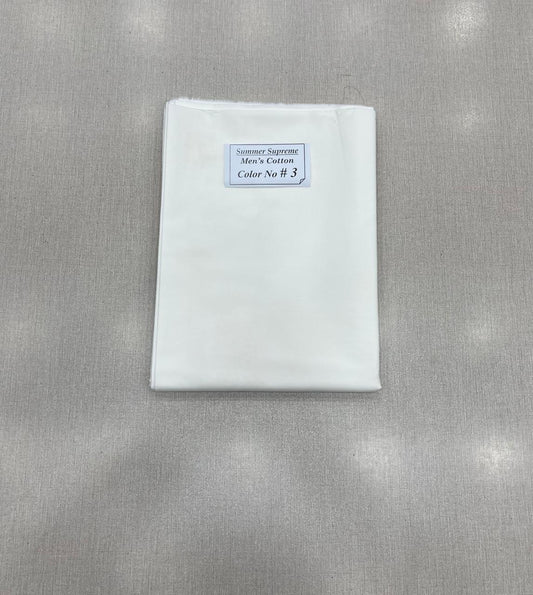 Summer Supreme Soft Cotton – Gents Plain