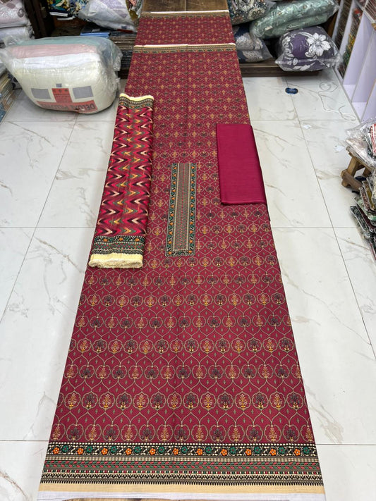 Swiss Bana Dora Lawn with Fancy Dupatta