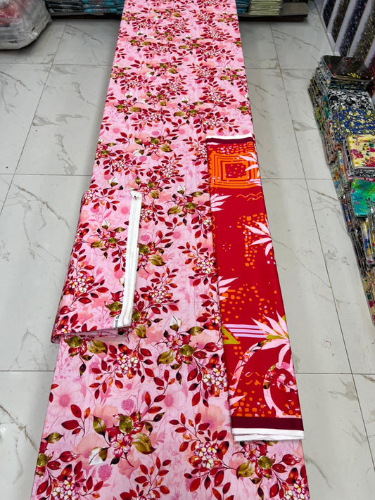 Bareeze Printed Cotton 3PC