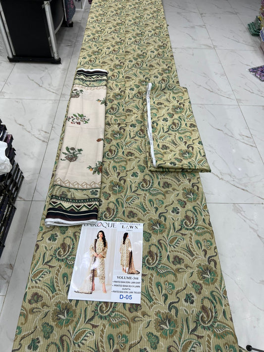 Baroque Bana Dora Lawn 3PC