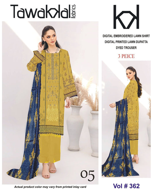 Tawakal Luxury EMB Lawn 3-Piece Collection